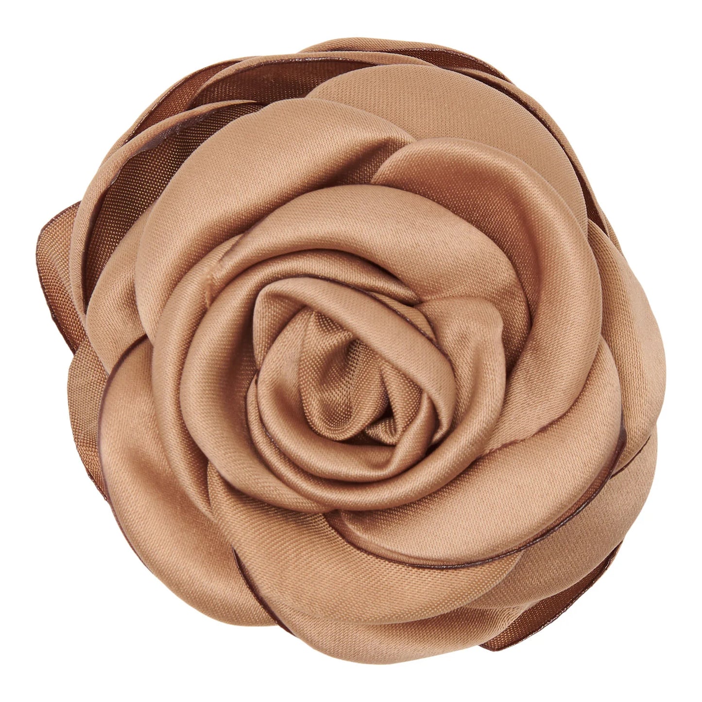 Haarspange Rose aus Satin