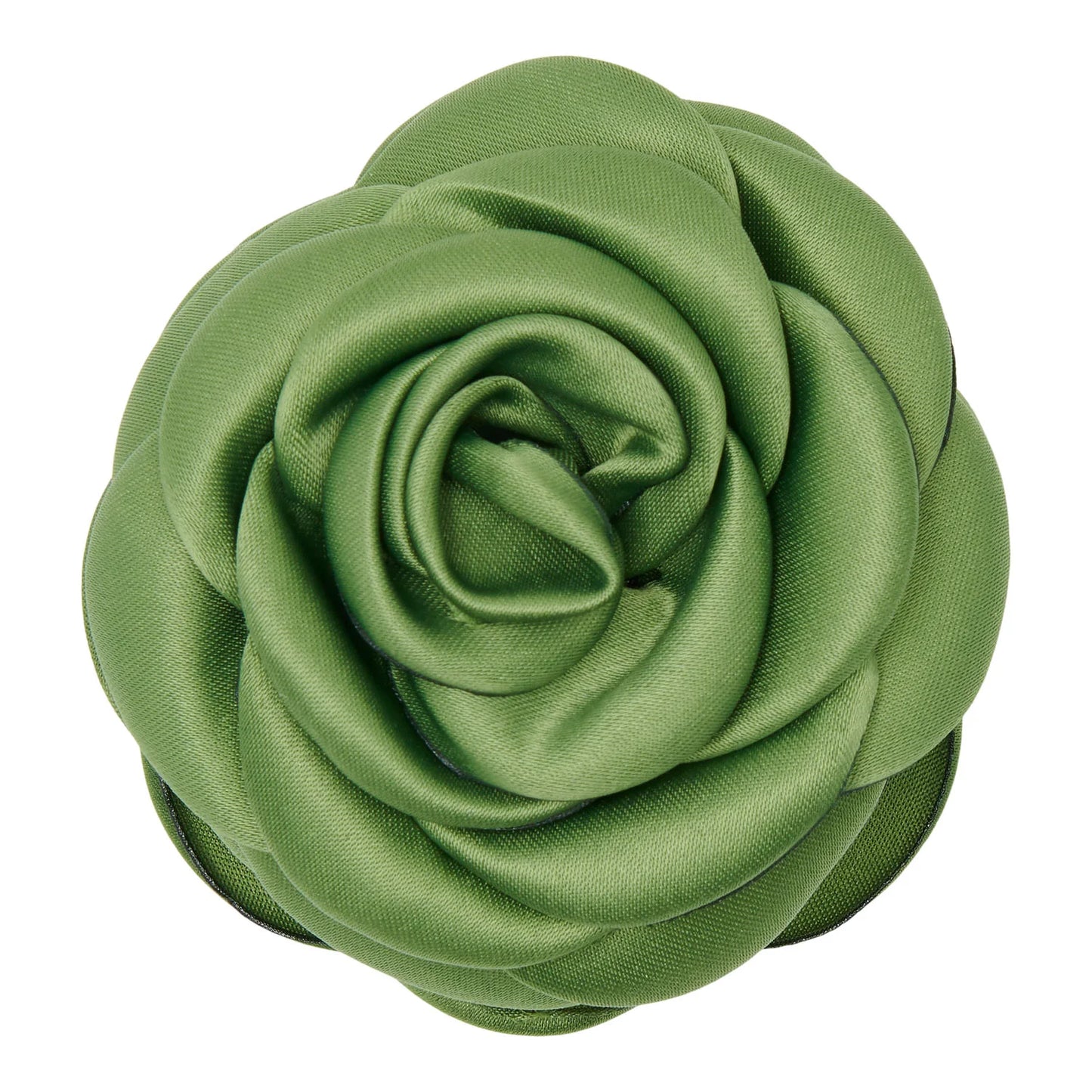 Haarspange Rose aus Satin