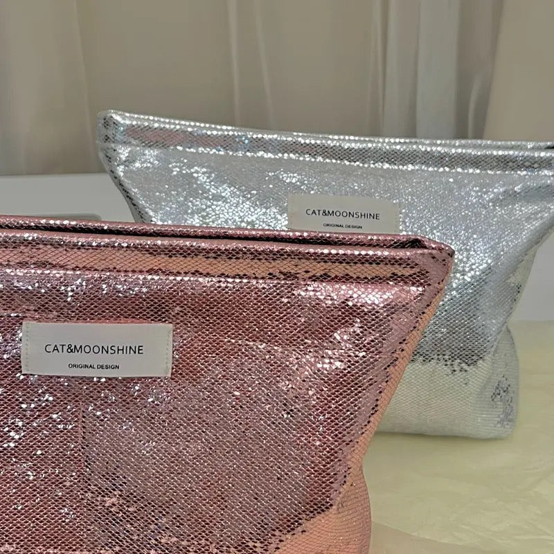 Glitzer Kosmetik Tasche