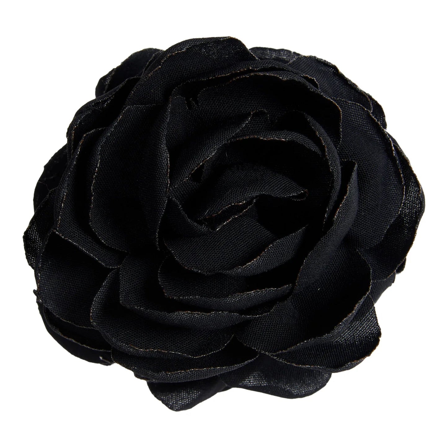 Haarspange Rose black