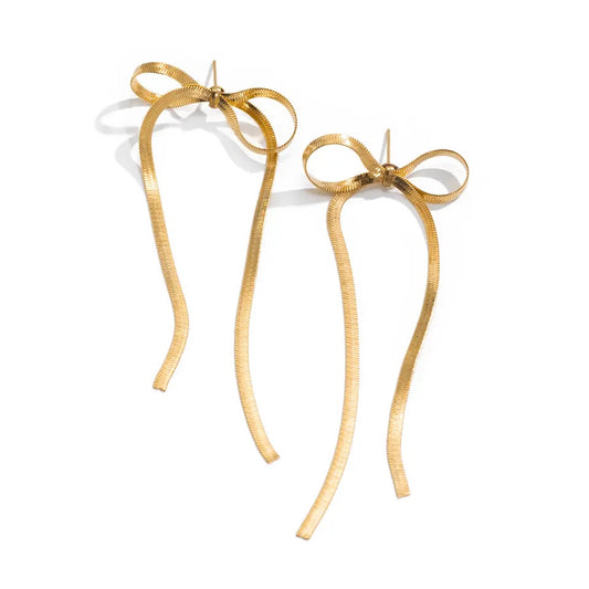 Clara-Snake Bow Eaarings
