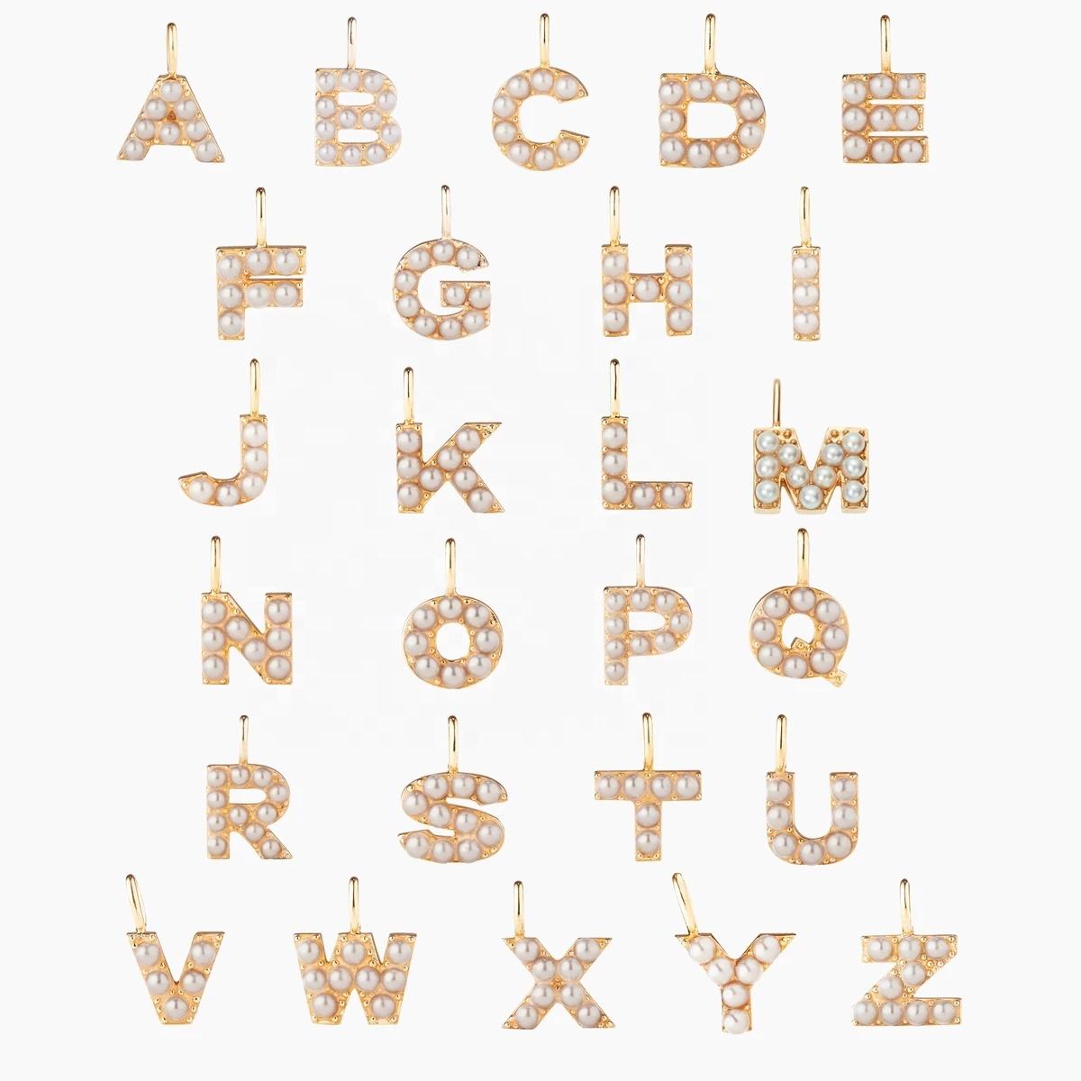 PEARL LETTER CHARM