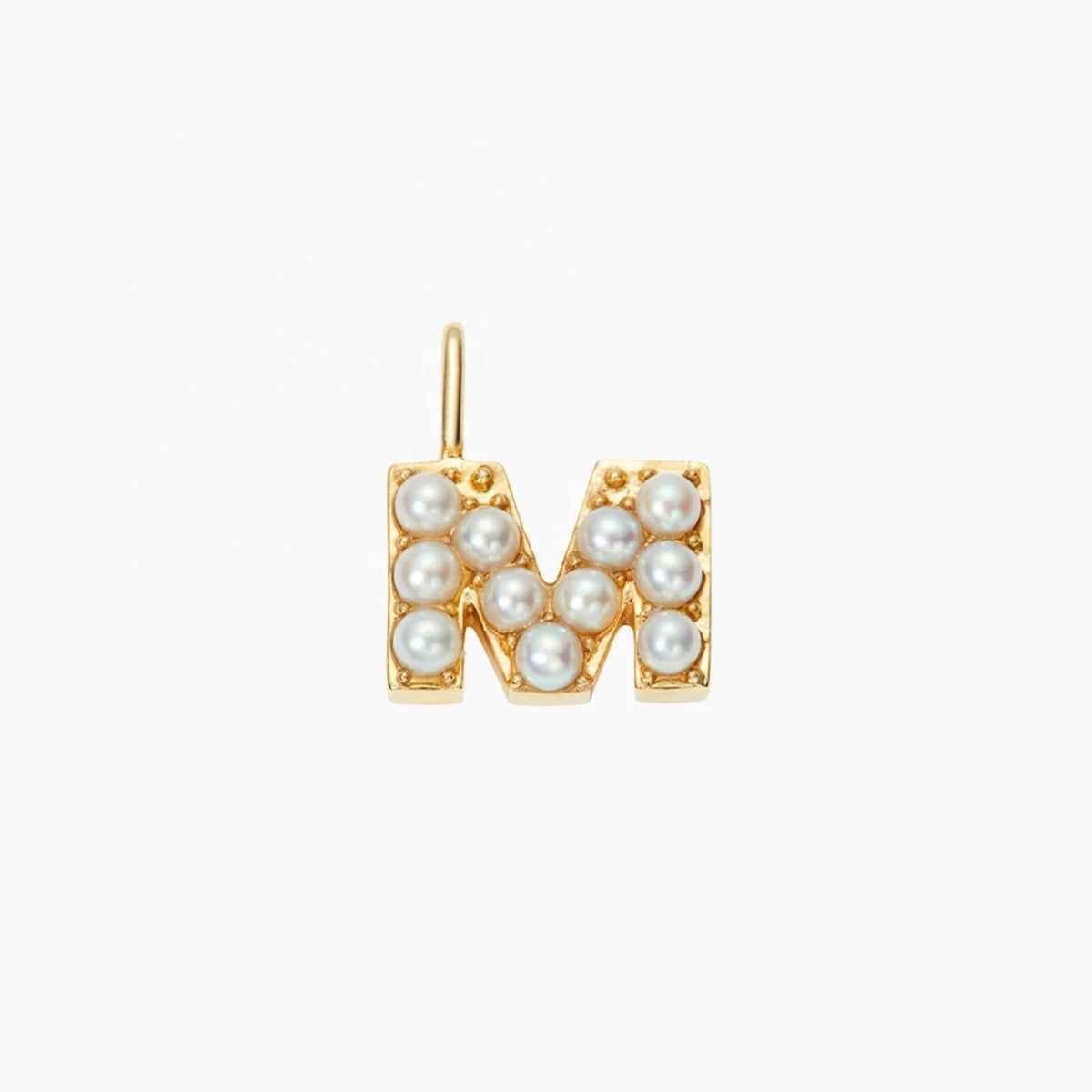 PEARL LETTER CHARM