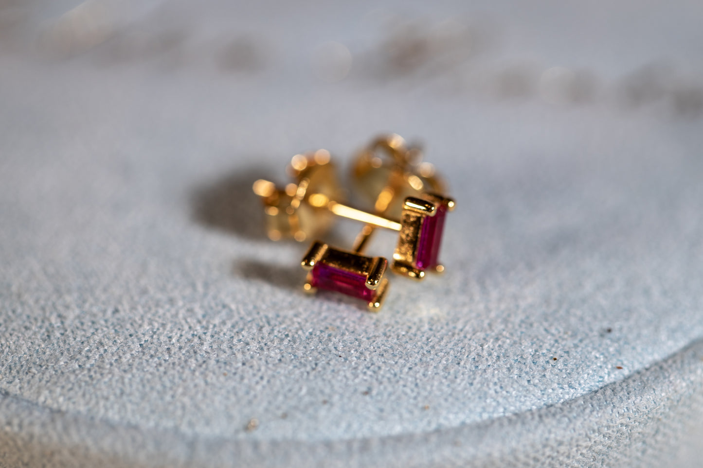 Vanora Pink Stud Earrings