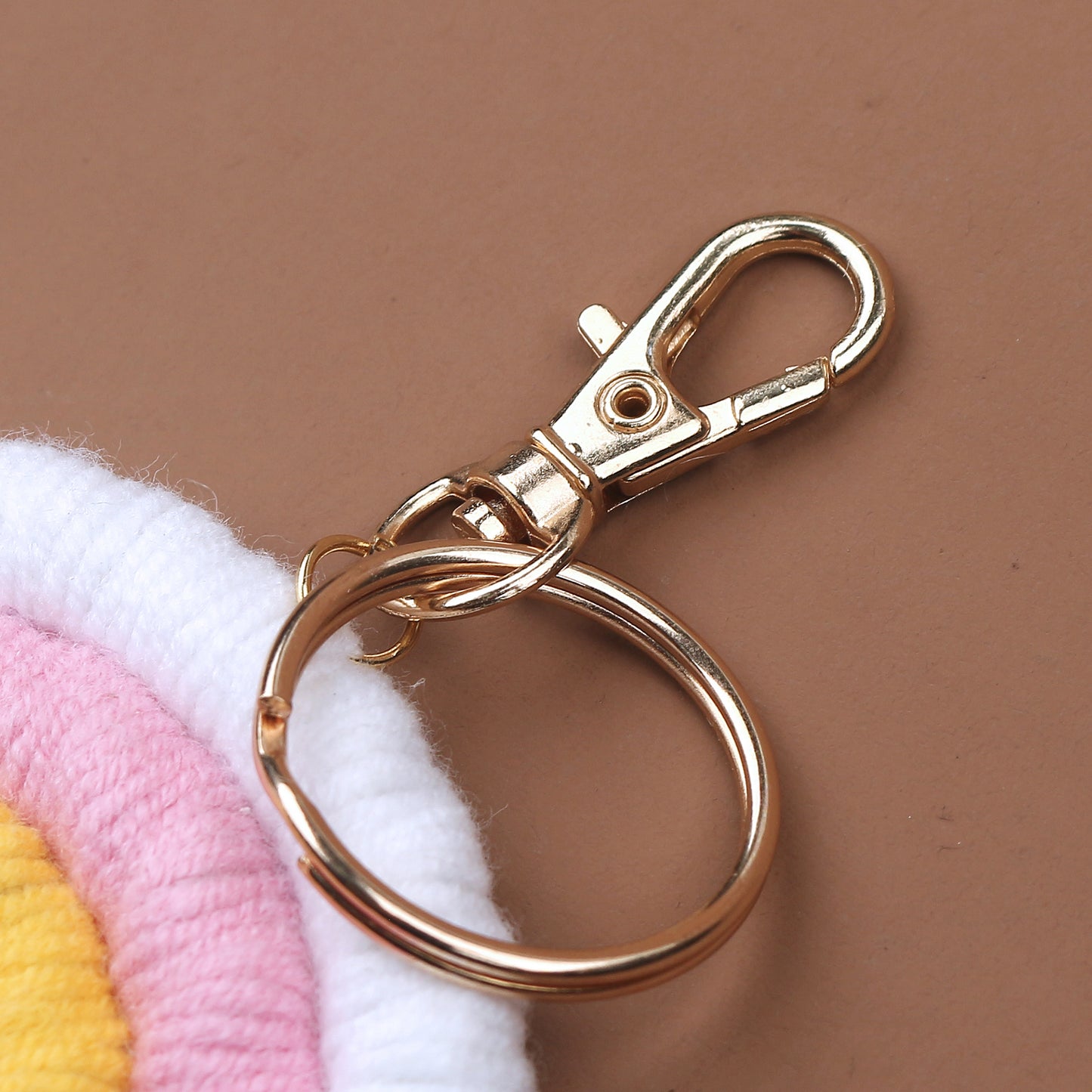 Keychain Rainbow Boho Flower