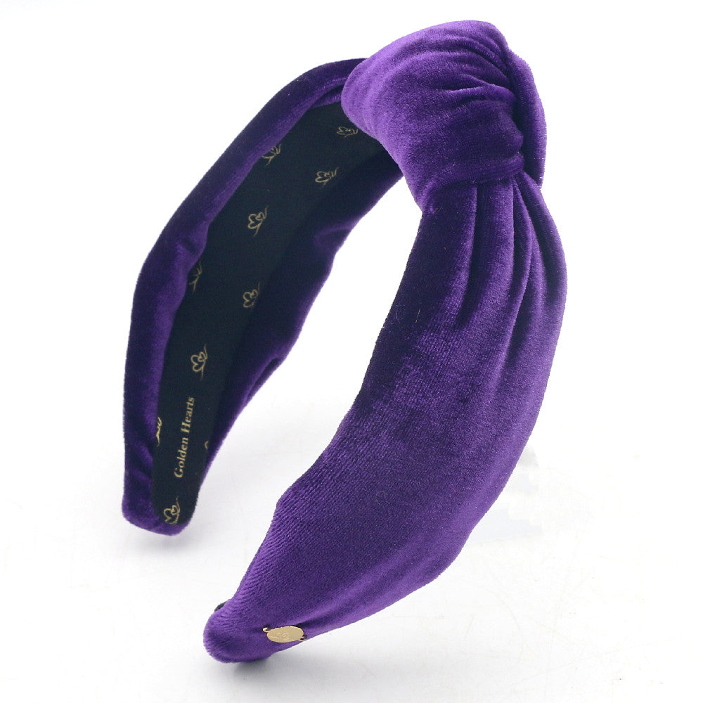Vintage Madalina Mom headband in purple