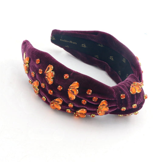 Covent Garden Haarreif in Merlot Velvet