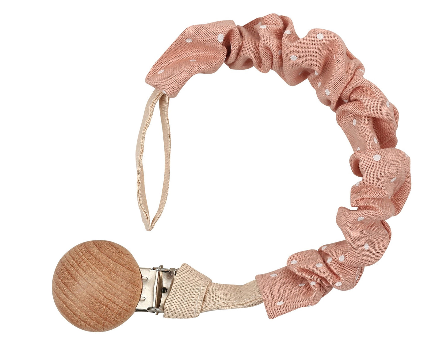 Schnullerkette aus Bio-Baumwolle