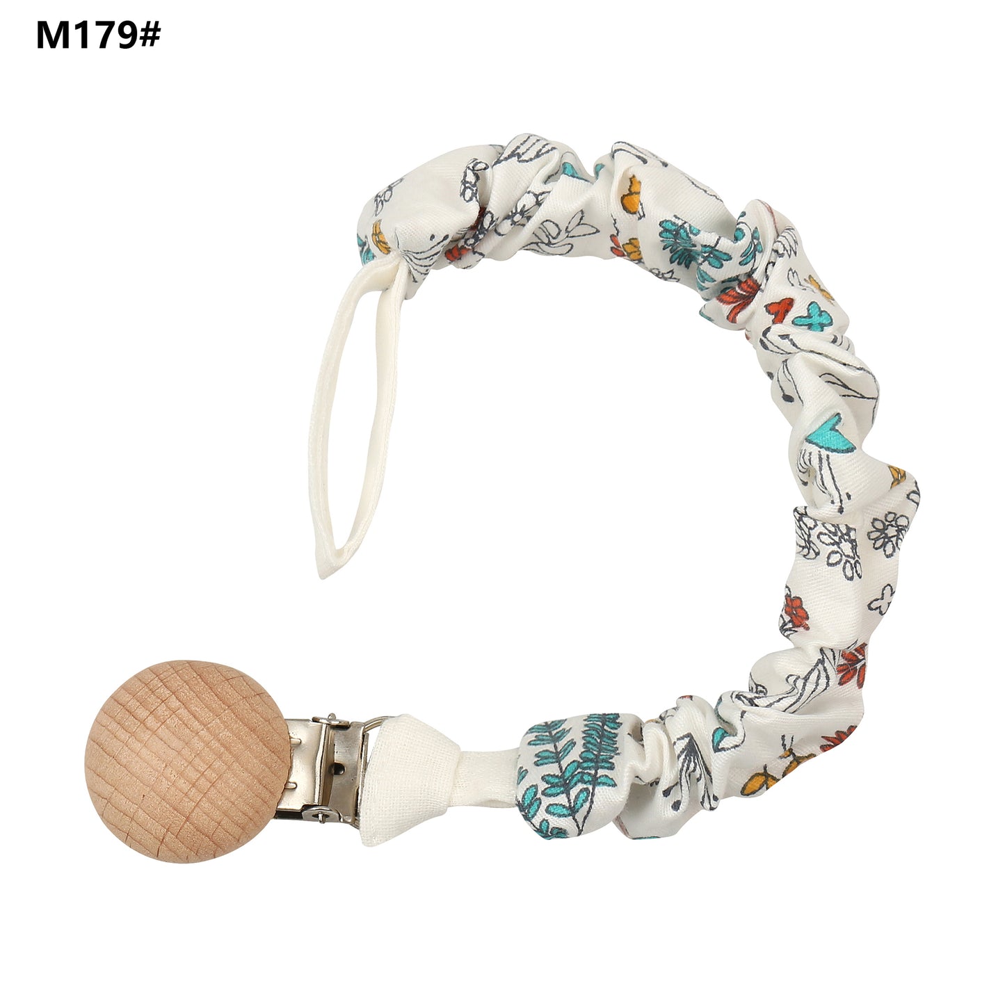 Schnullerkette aus Bio-Baumwolle