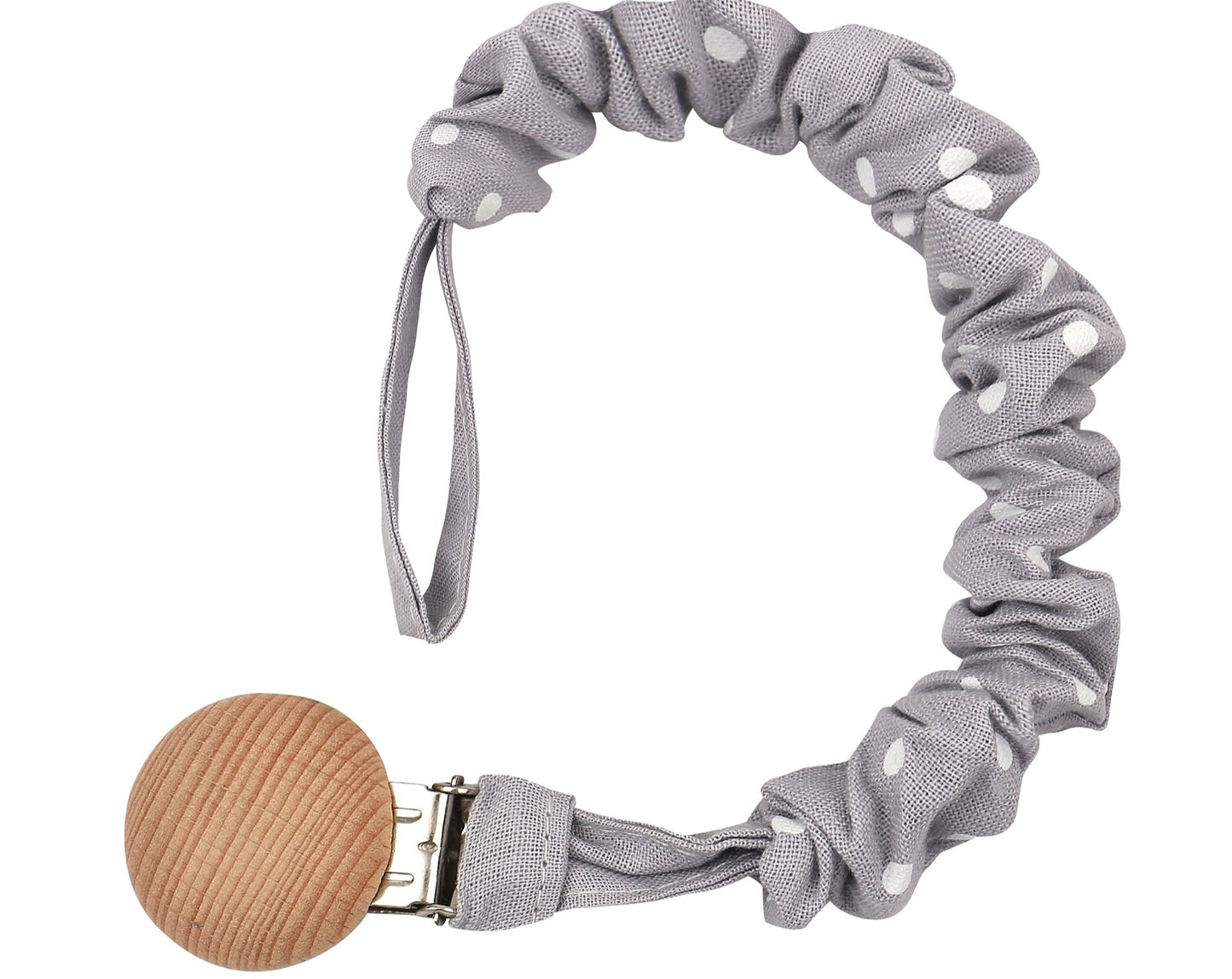 Schnullerkette aus Bio-Baumwolle