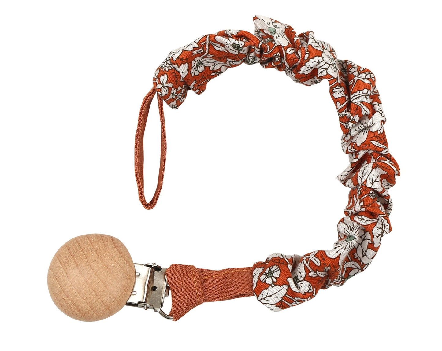 Schnullerkette aus Bio-Baumwolle