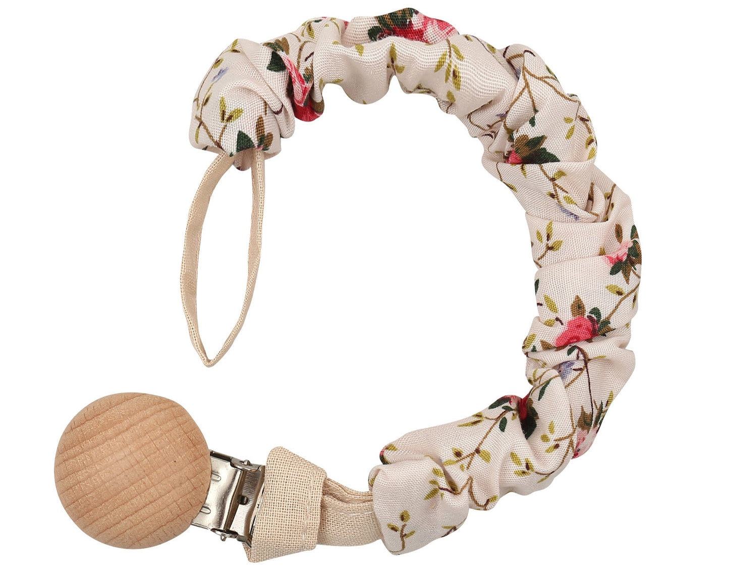 Schnullerkette aus Bio-Baumwolle