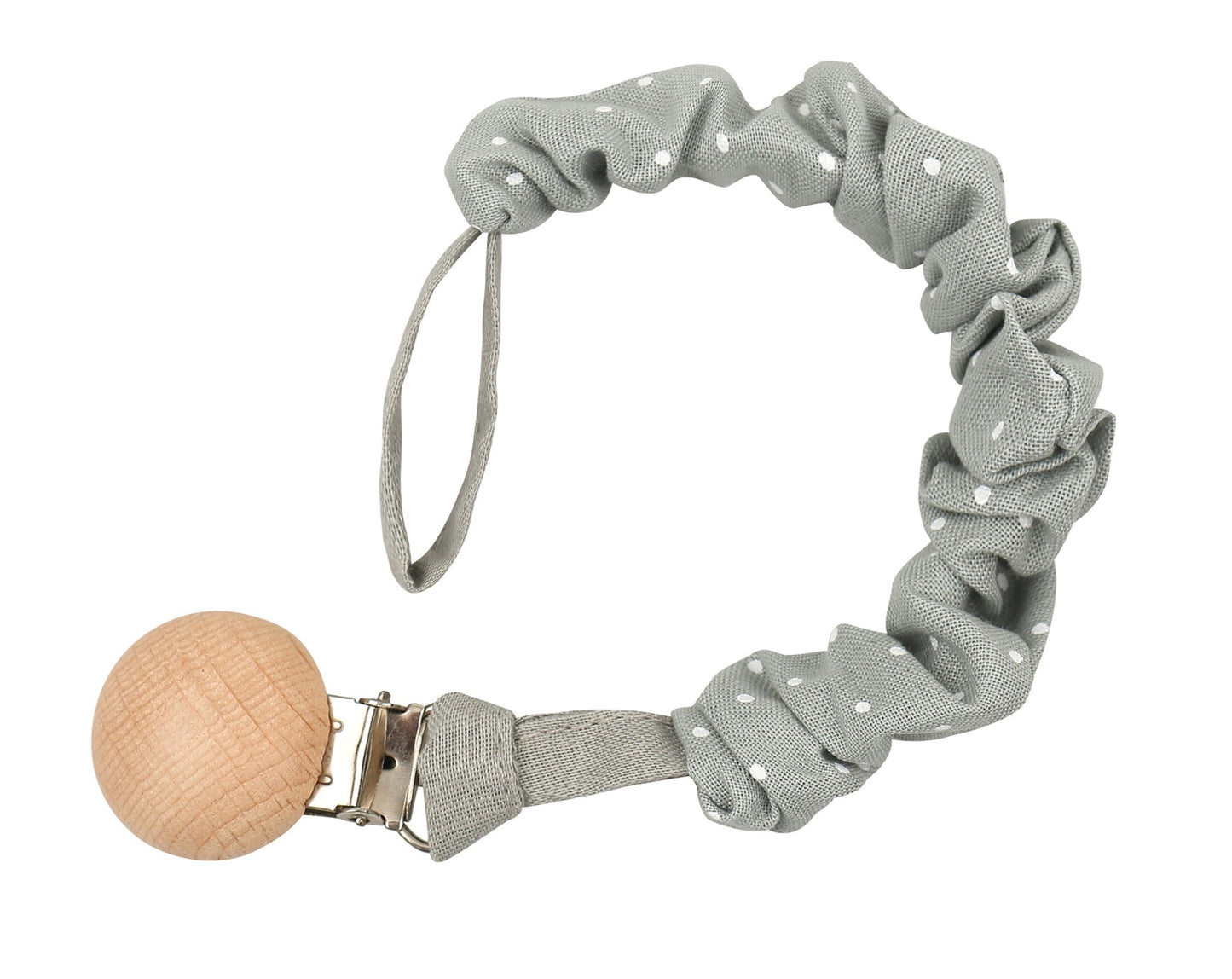 Schnullerkette aus Bio-Baumwolle