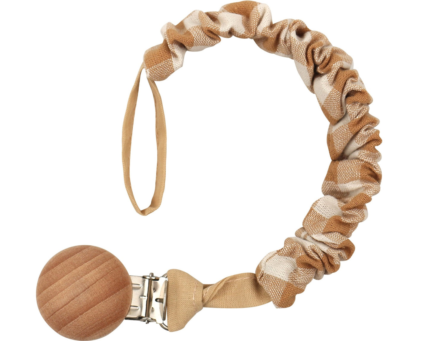 Schnullerkette aus Bio-Baumwolle