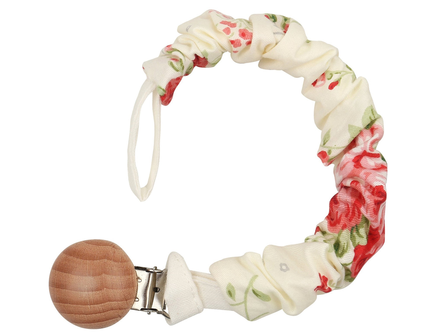 Schnullerkette aus Bio-Baumwolle