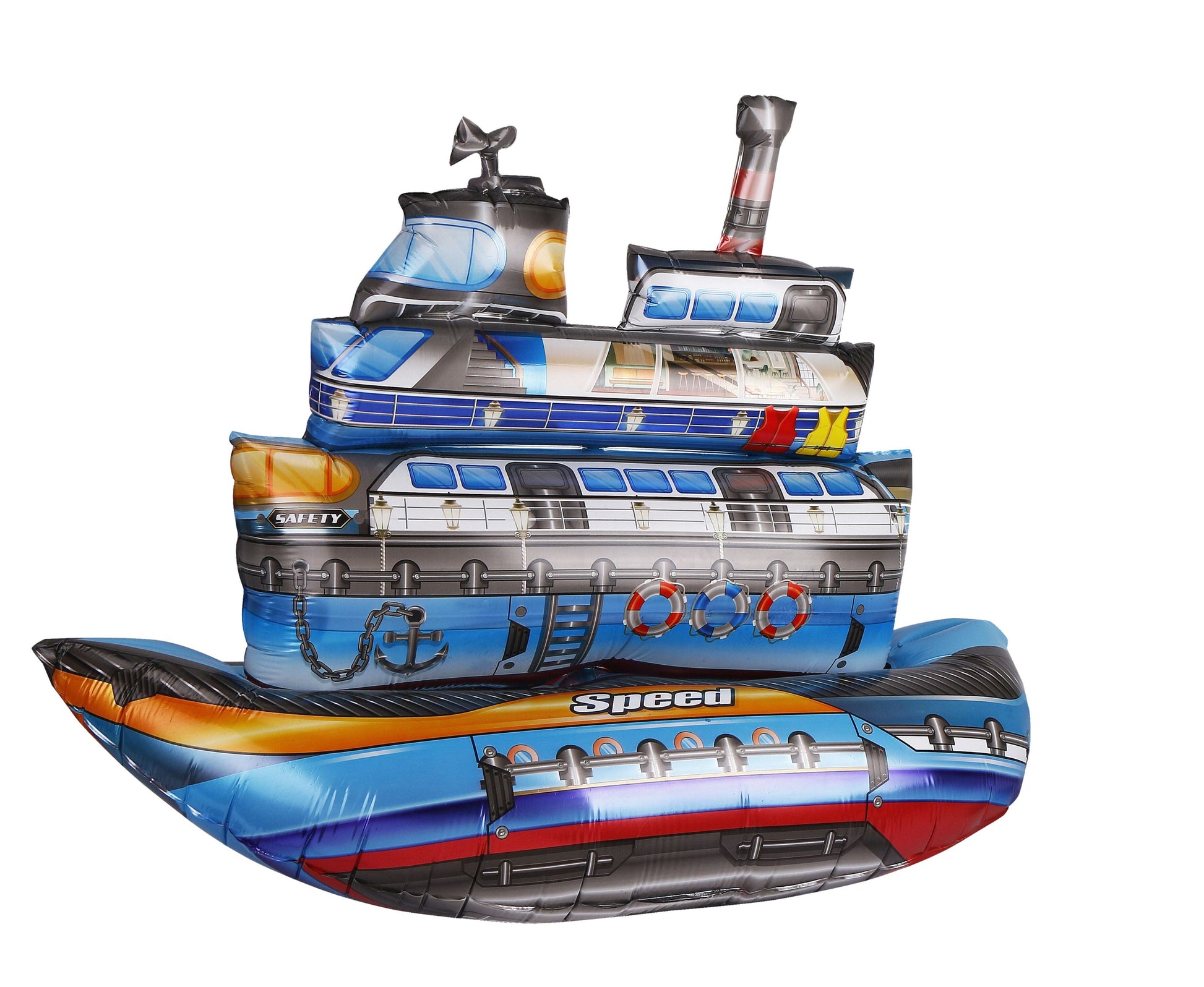 Folienballon Militärschiff 4D