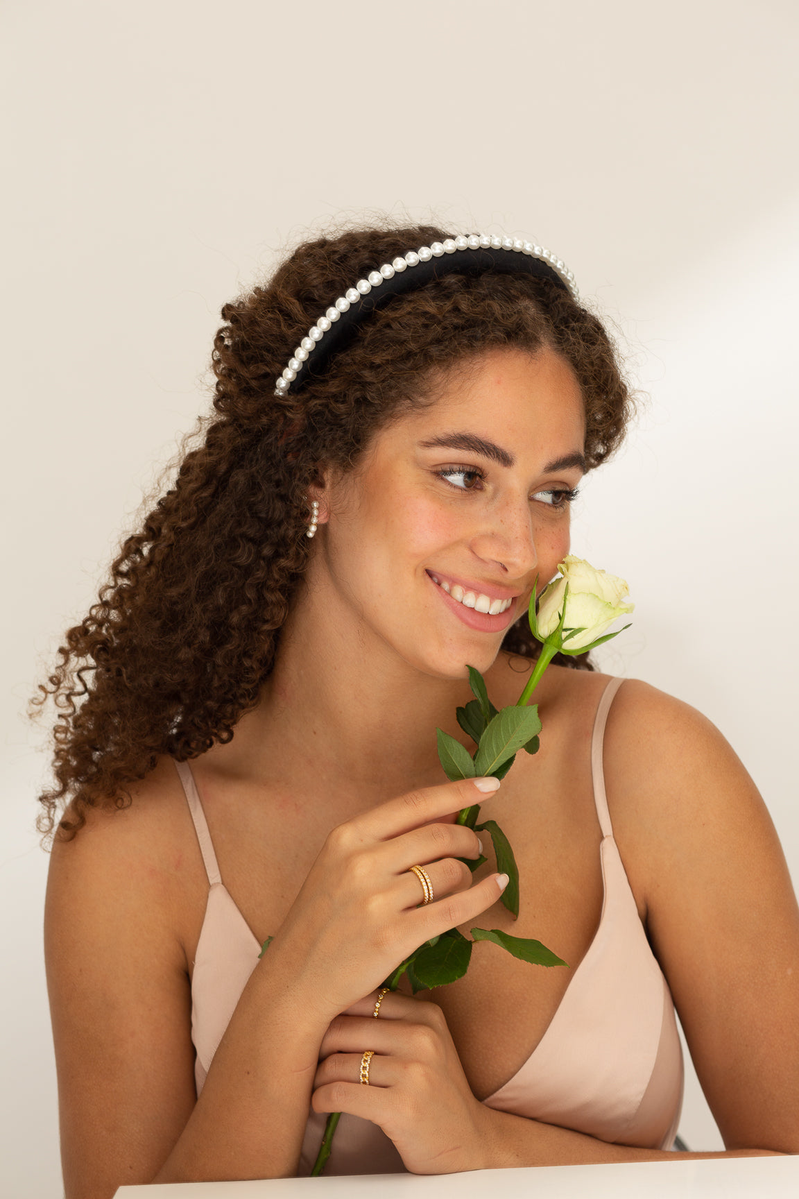 Haarreif Black Pearl