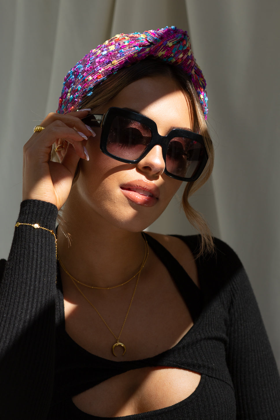 Haarreif Pink Rainbow