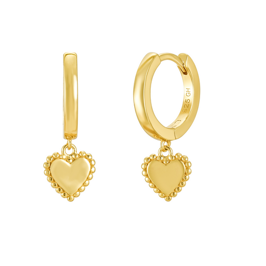 Golden Hearts Earrings