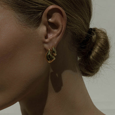 Milano Medium Hoop Earrings