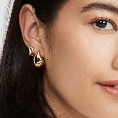 Milano Medium Hoop Earrings