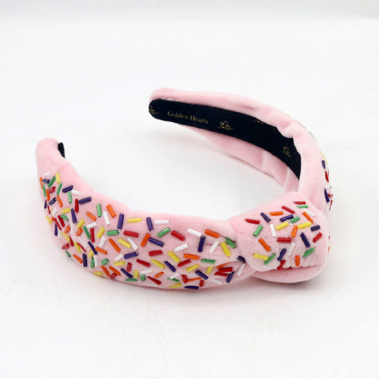 Ratatam Pink Velvet Headband for Kids