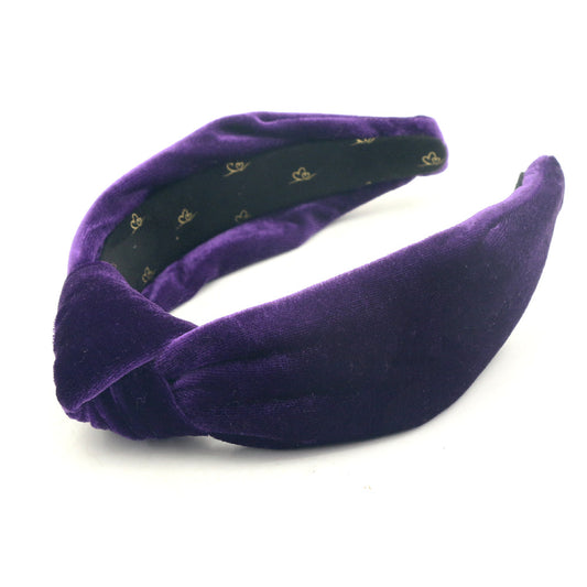 Vintage Madalina Mom headband in purple