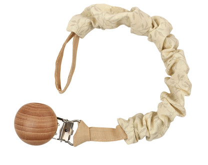 Pacifier chain made from organic cotton