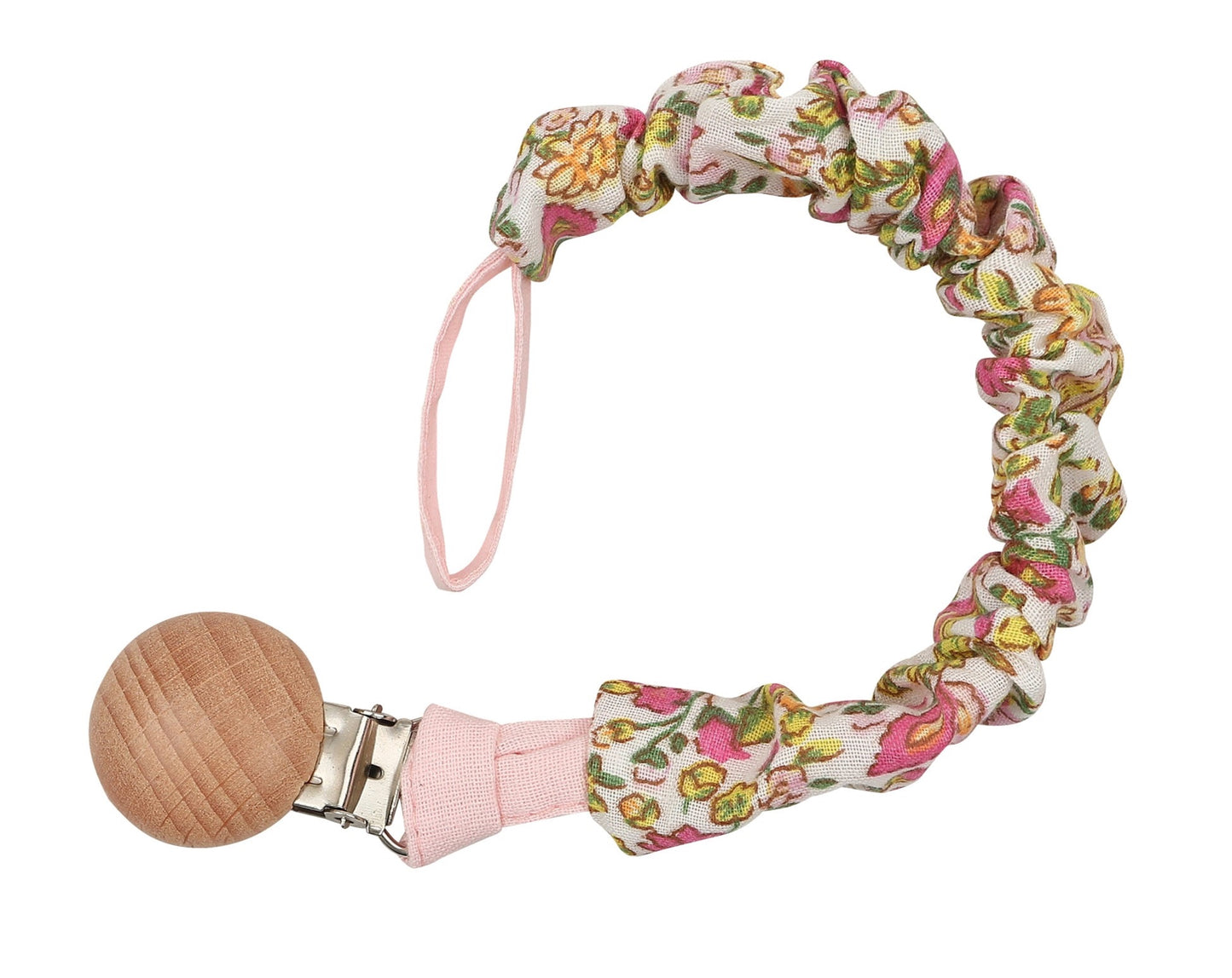 Pacifier chain made from organic cotton