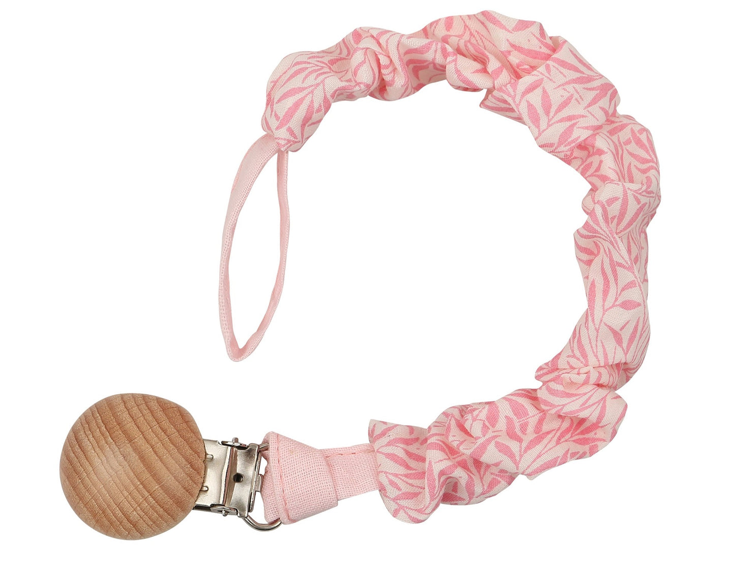 Pacifier chain made from organic cotton