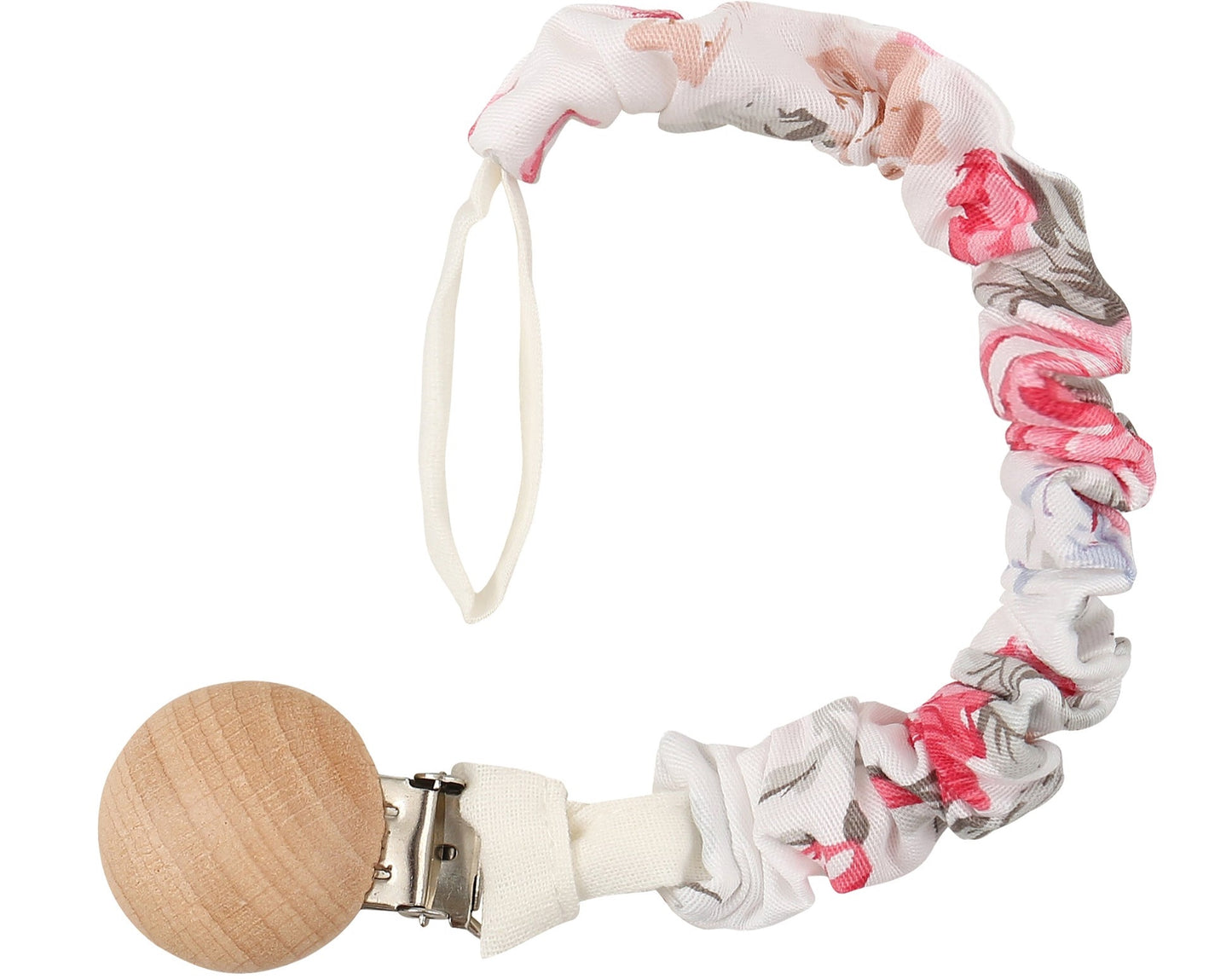 Pacifier chain made from organic cotton