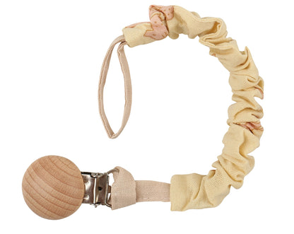 Pacifier chain made from organic cotton